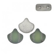 Ginko Leaf Beads 7.5x7.5mm Backlit matte uranium